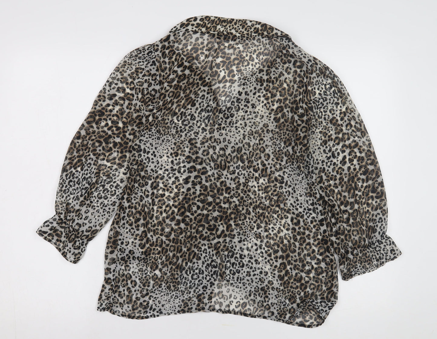 Next Women's Animal Print Blouse Multicoloured Size 8