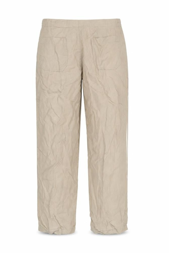 Denver Beige Straight Trousers Size 36 Unisex Adults