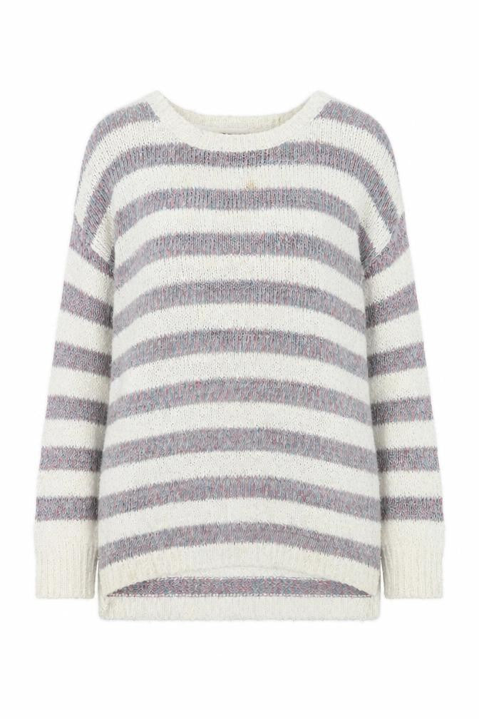 Marks and Spencer Women's Multicoloured Striped Jumper