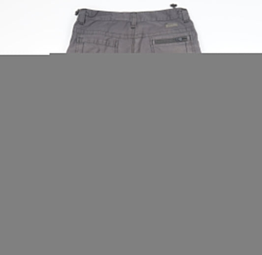 Columbia Men's Grey Cargo Shorts M, Casual, Adjustable Waist