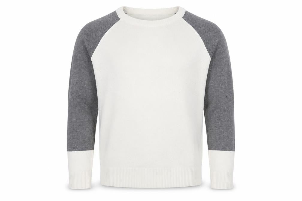 Front view of French Connection Men’s Grey jumper L