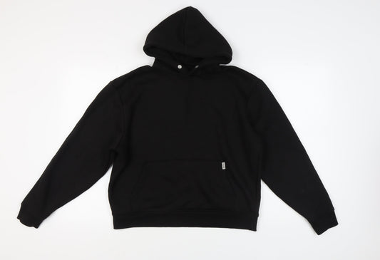 boohooMAN Black Men's Small Pullover Hoodie