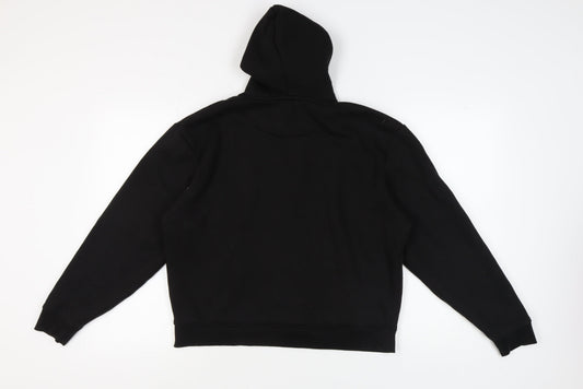 boohooMAN Black Men's Small Pullover Hoodie