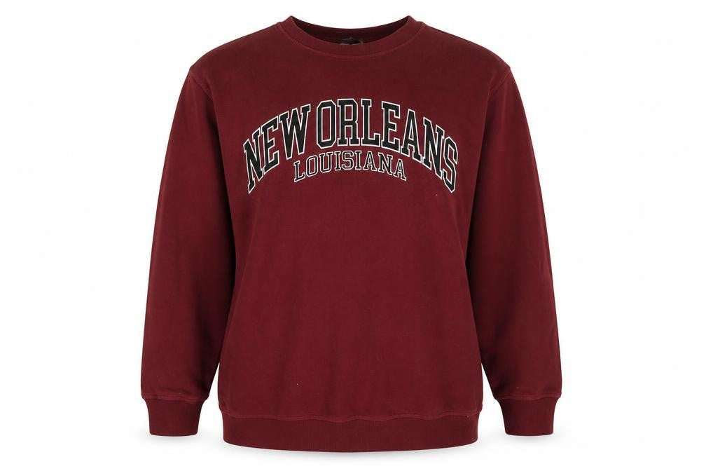 H&M Womens Red Pullover Sweatshirt S