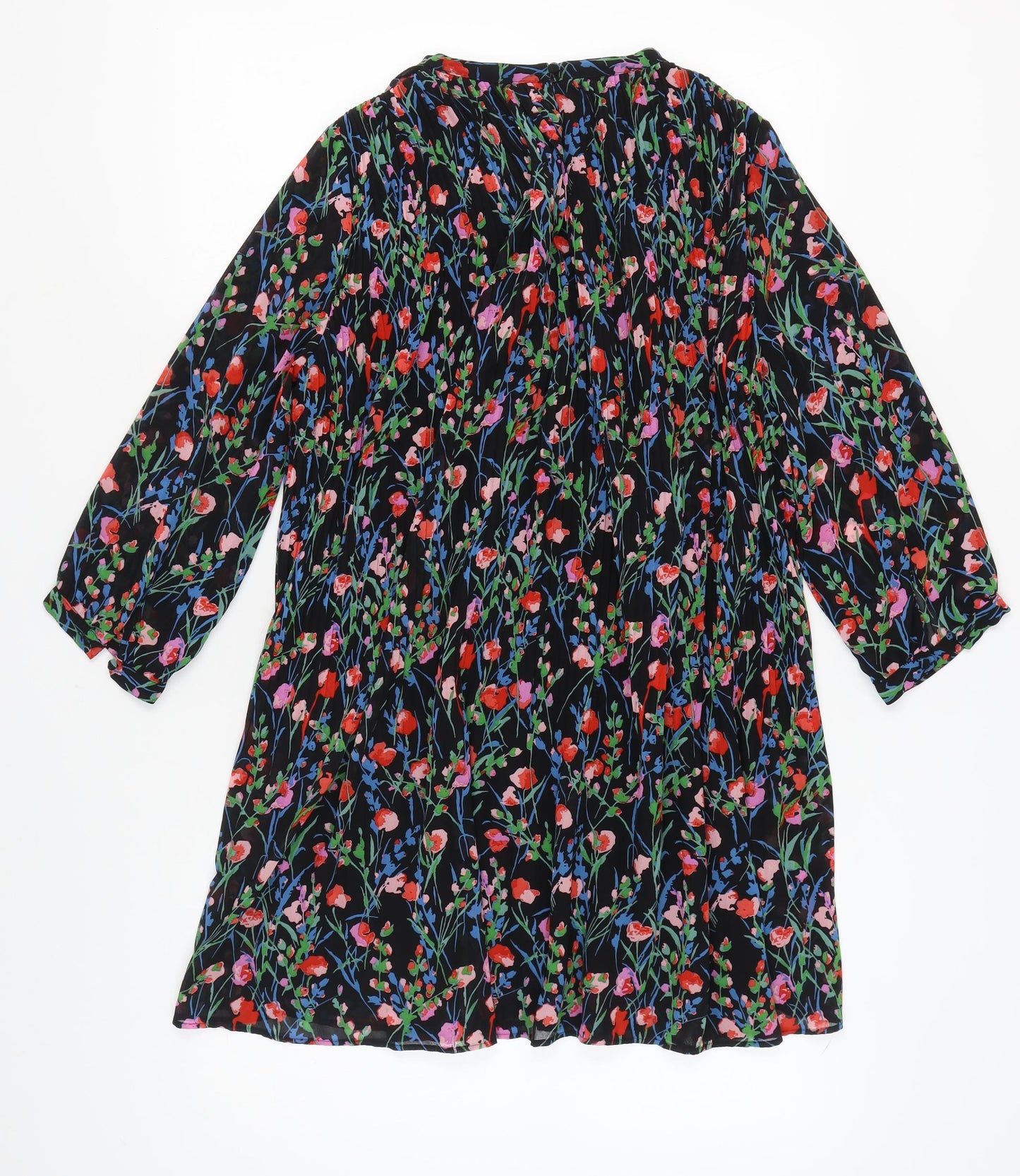 Zara Women's Multicoloured Floral Shift Dress