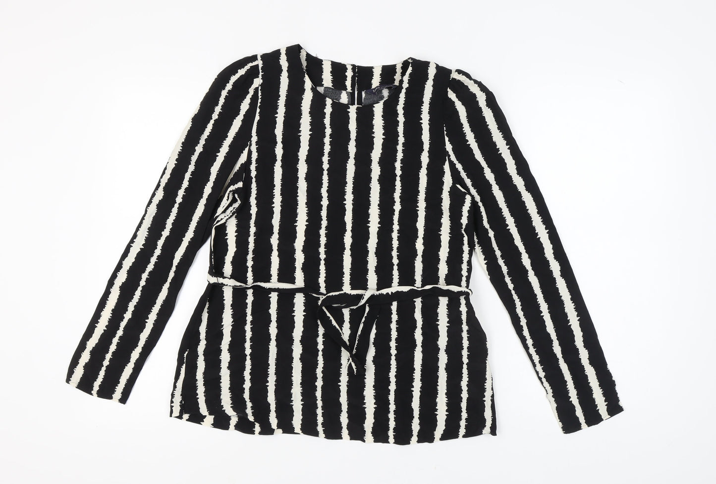 Marks and Spencer Women's Striped Tunic Blouse Size 8 Regular