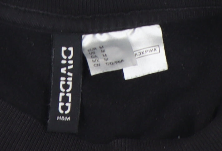H&M Women's Black Size 12 Pullover Sweatshirt