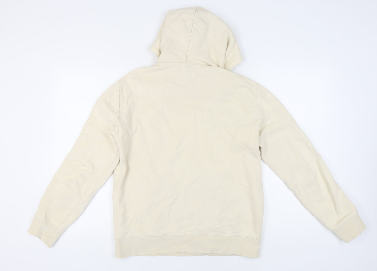 Marks and Spencer Men’s Beige Pullover Hoodie Size M