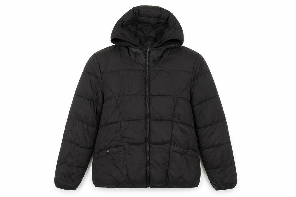 Miss Selfridge Women's Black Puffer Jacket Size 14