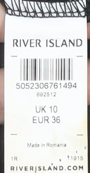 River Island Women's Black Strapless Party Dress