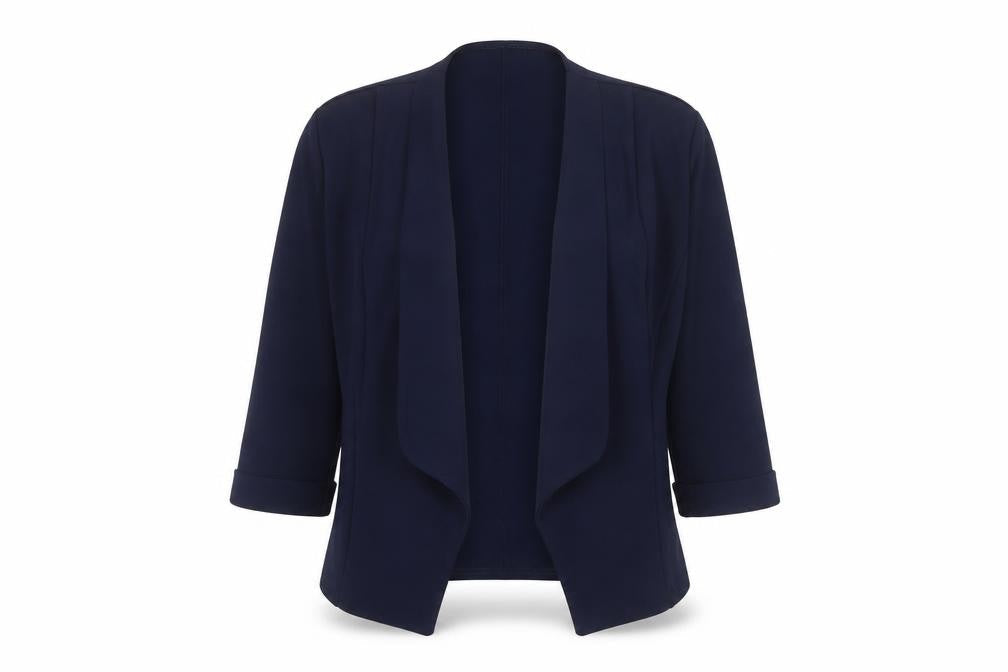 Quiz Womens Blue Jacket UK Size 10 Long Sleeve
