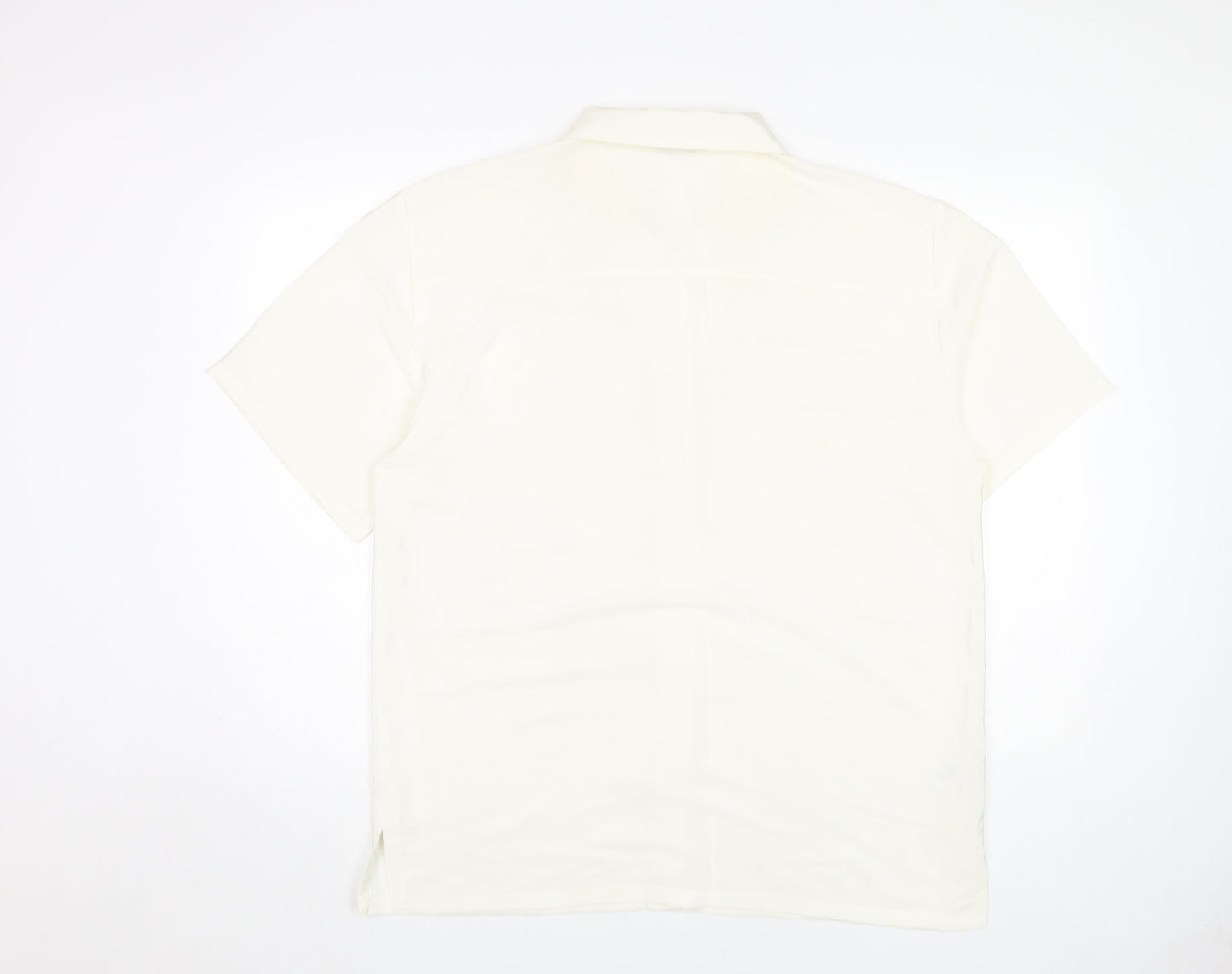 Marks and Spencer Women's Ivory Button-Up Shirt Size 18