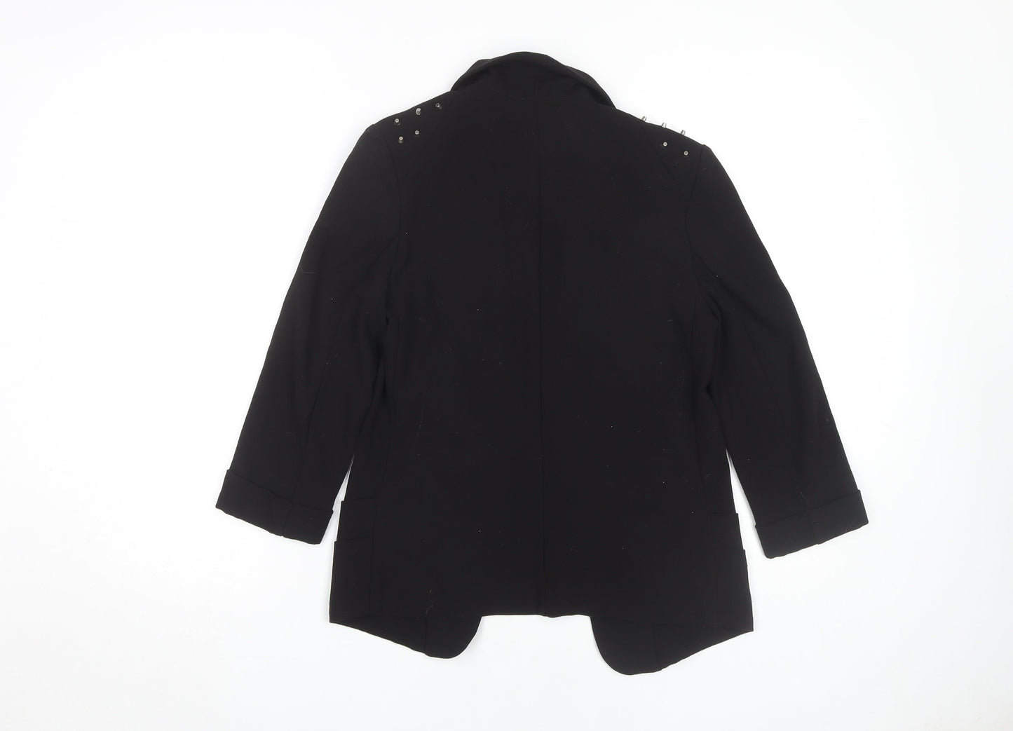 Miss Selfridge Women's Black Studded Blazer Size 8