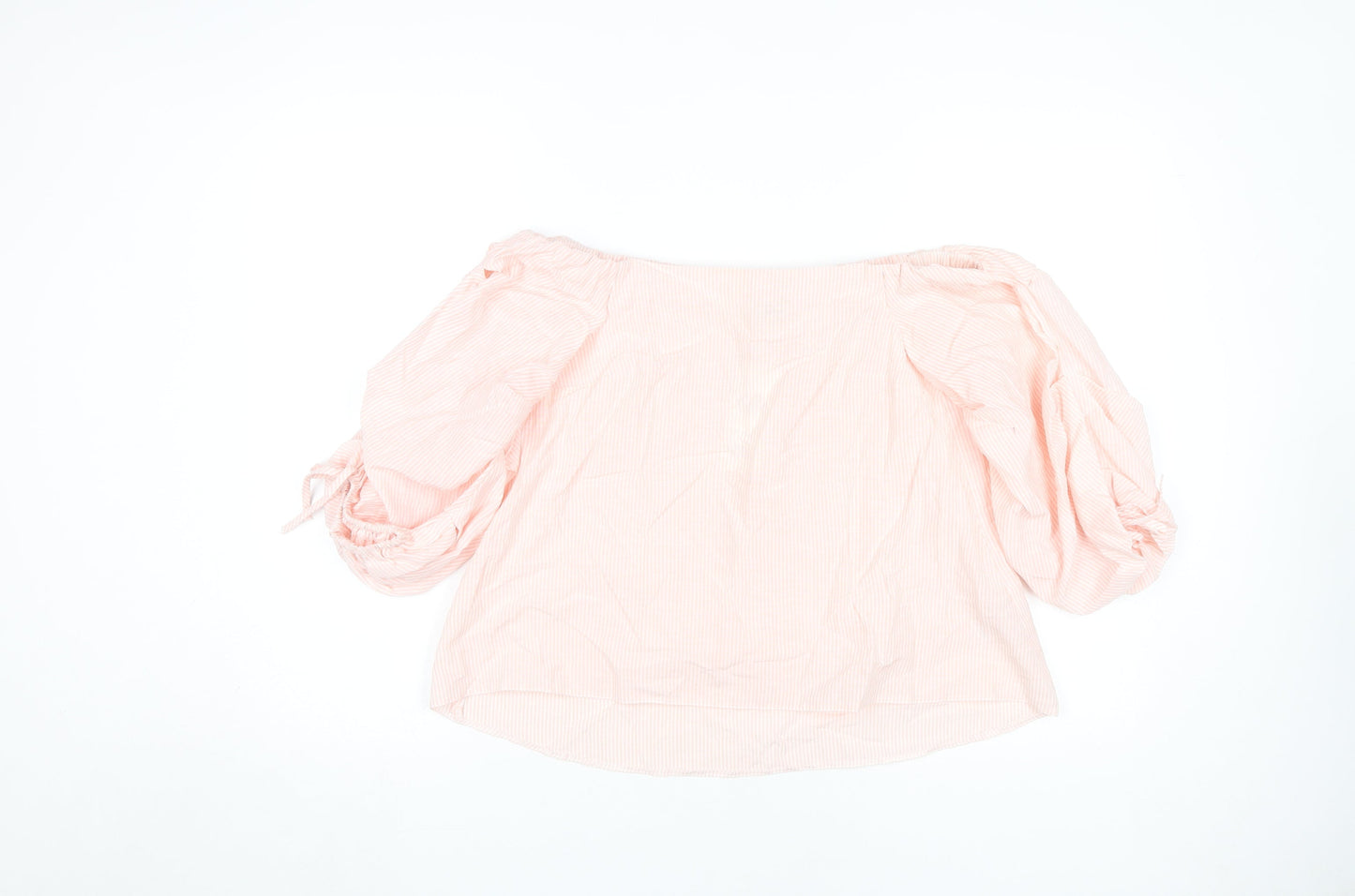Miss Selfridge Women's Pink Striped Blouse, Size 4