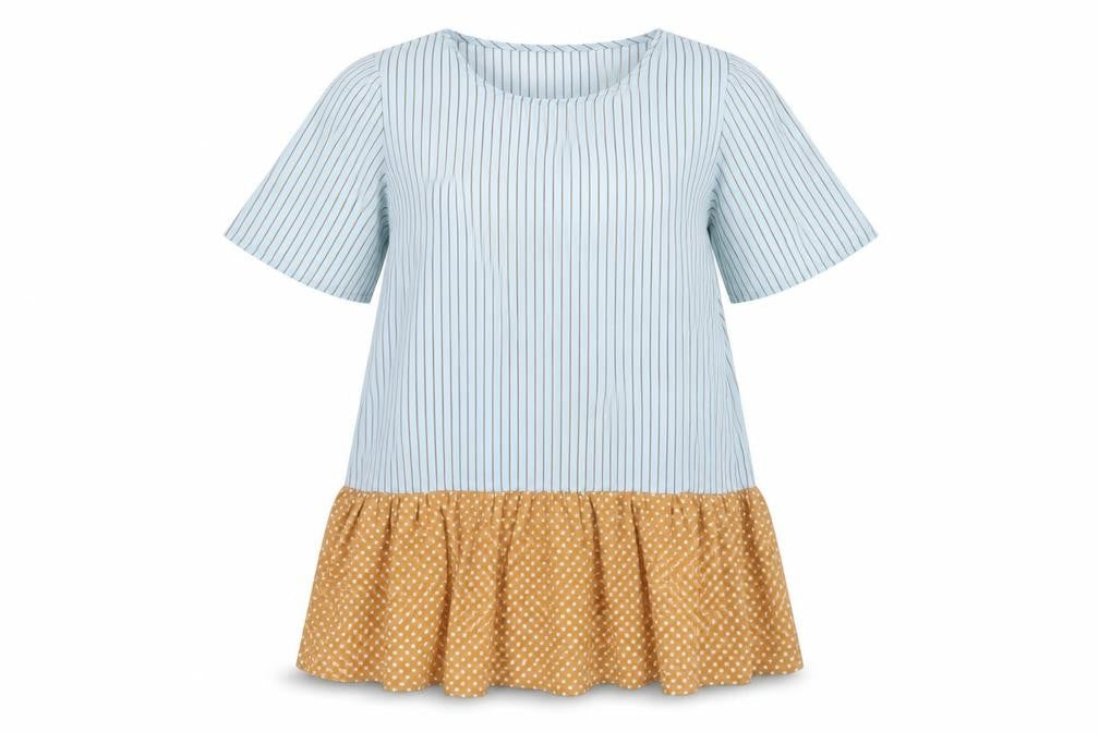 Kaffe Women's Blue Striped Summer Dress Size 14