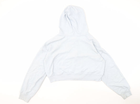 Gilly Hicks Women's Blue Full Zip Hoodie M