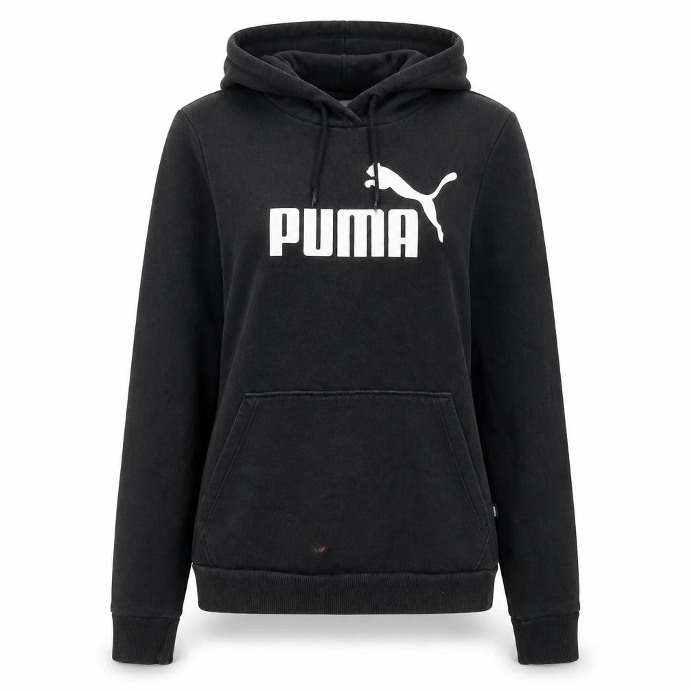 Womens UK 8 Regular PUMA Black Pullover Hoodie