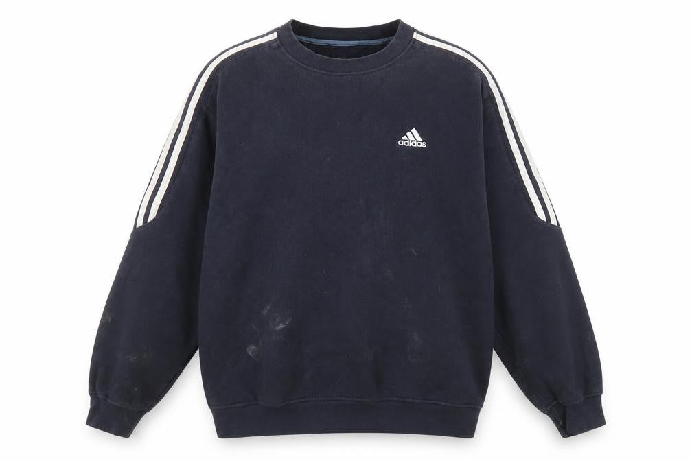 Mens UK S Classic adidas Black Pullover Sweatshirt