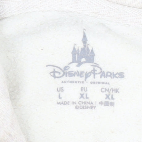 Disney Unisex Ivory Chip & Dale Hoodie, Size 14, Relaxed Fit