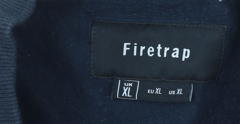 Firetrap Men's Black XL Pullover Sweatshirt