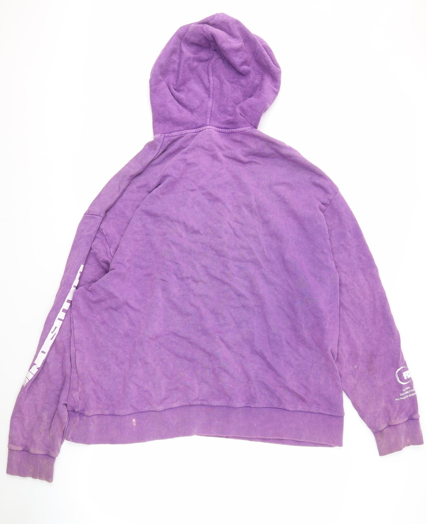 Collusion Unisex Purple Medium Pullover Hoodie
