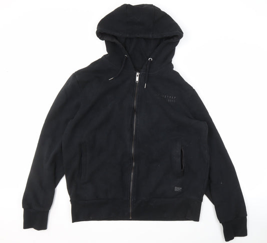 Firetrap Men's Black 2XL Full Zip Hoodie