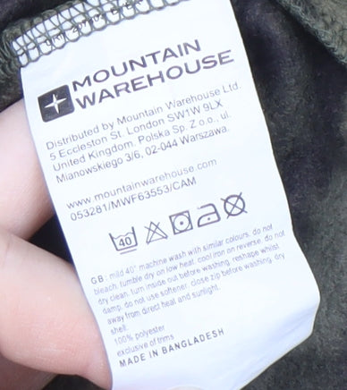 Mountain Warehouse Men's XS Camouflage Pullover Fleece