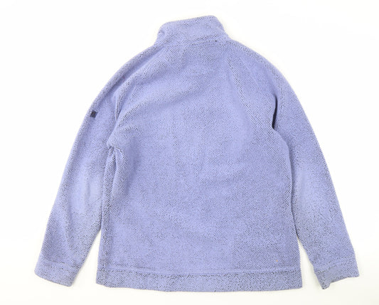 Craghoppers Women's Blue Quarter Zip Sweatshirt Size 16