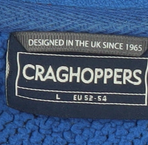 Craghoppers Men's Blue Fleece Pullover Sweatshirt L