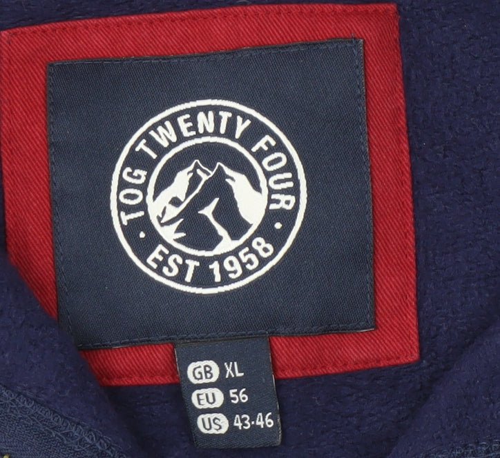 Tog Twenty Four Men's Blue XL 1/2 Zip Sweatshirt