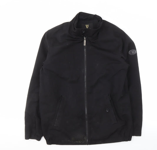 Guinness Men's Black M Jacket, Full Zip Casual Beer Theme