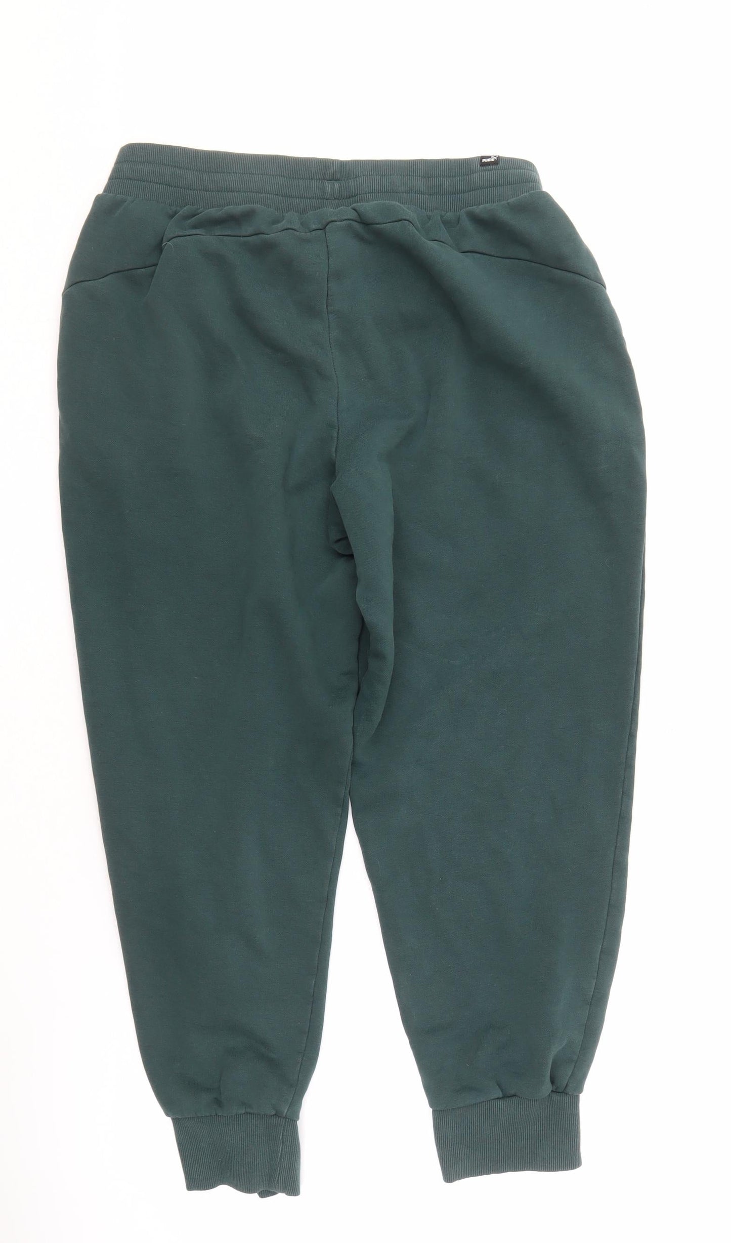 Puma Men's Green Jogger Trousers, Size L - Activewear