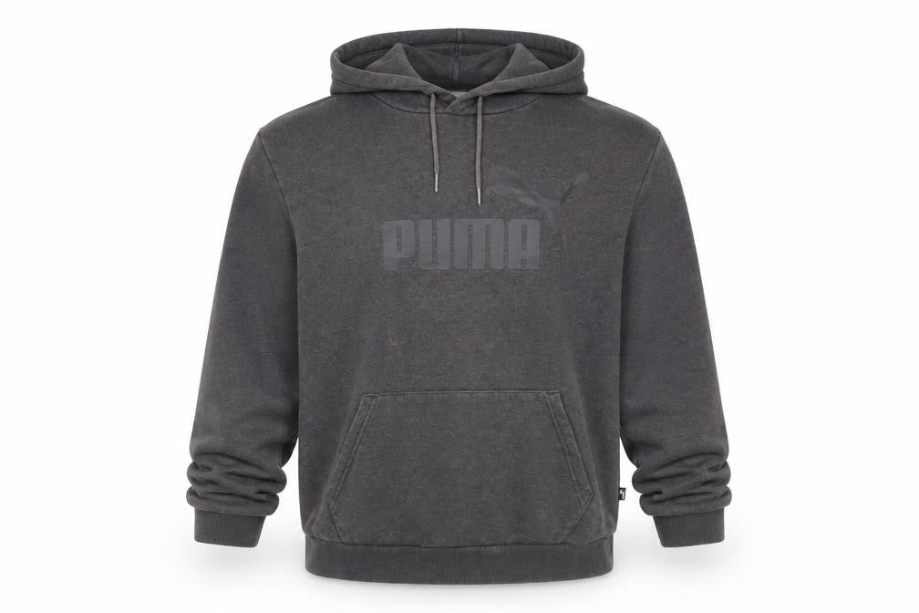 Mens UK M Regular PUMA Grey Pullover Hoodie