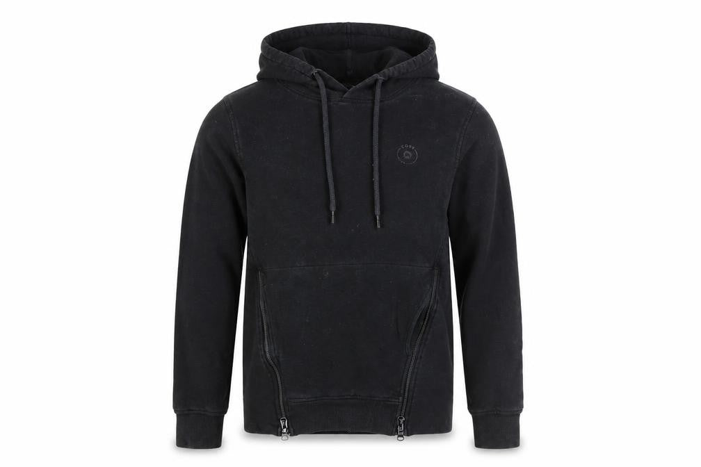 Mens UK S Regular JACK & JONES Black Pullover Hoodie