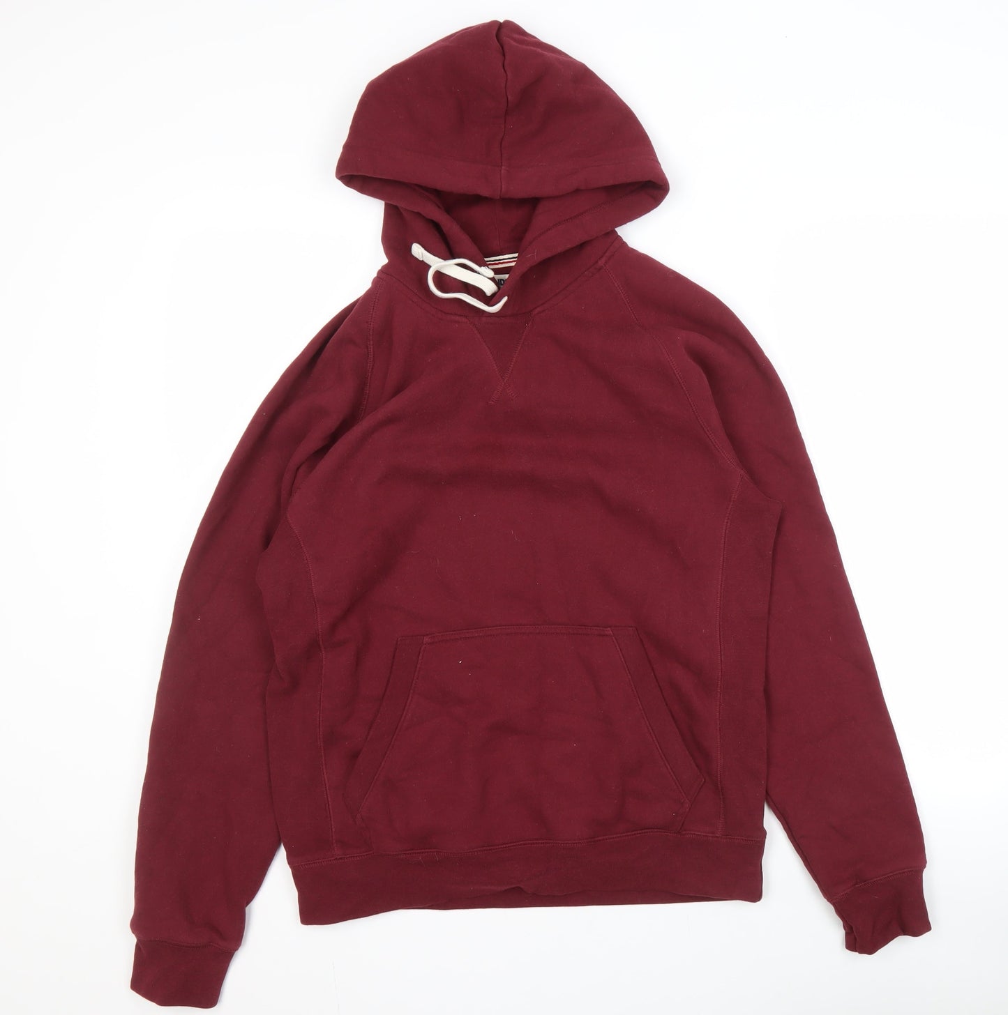Lands' End Men's Red Pullover Hoodie - Small