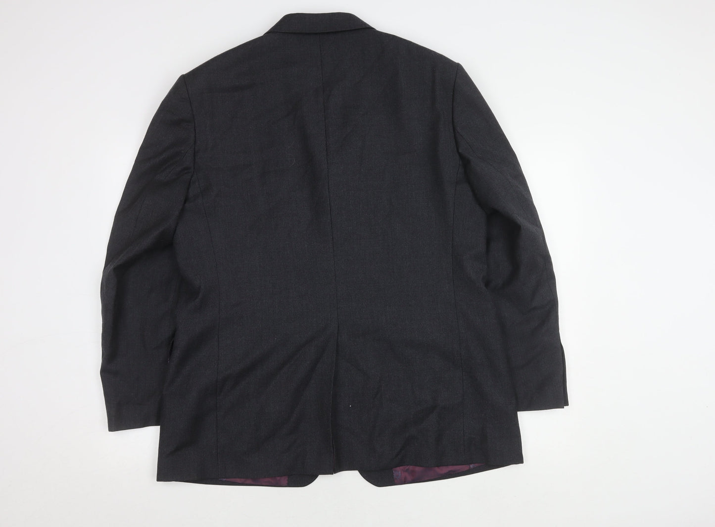 Marks and Spencer Men's Grey Wool Blazer, 42S