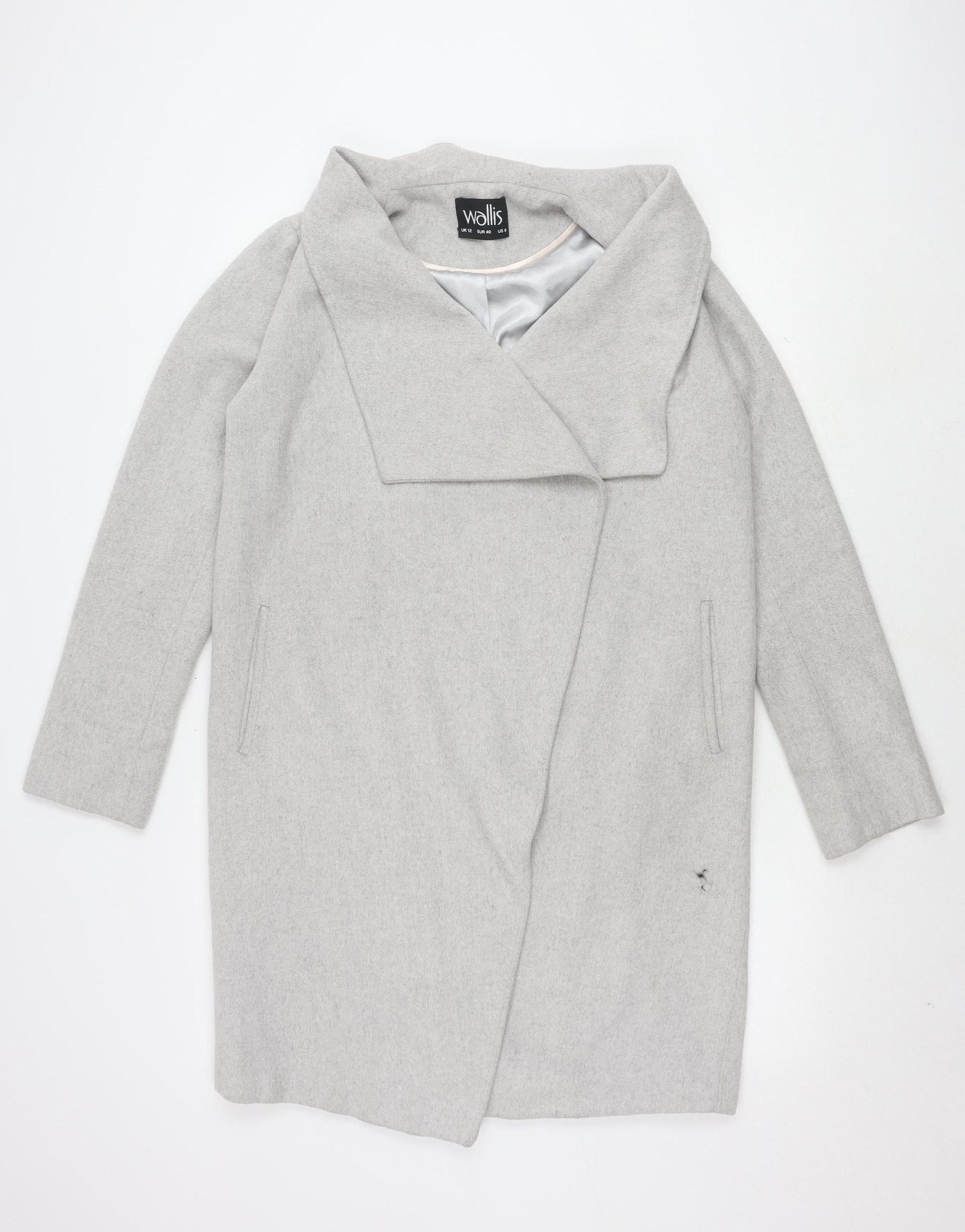 Wallis Women's Grey Coat Size 12