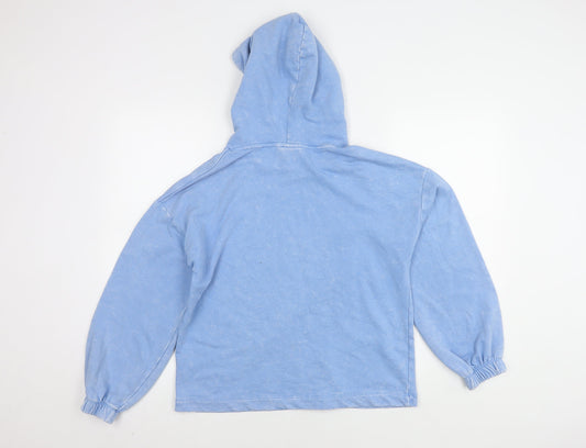 Disney Women’s Blue Hoodie Minnie Mouse Pullover Size 10