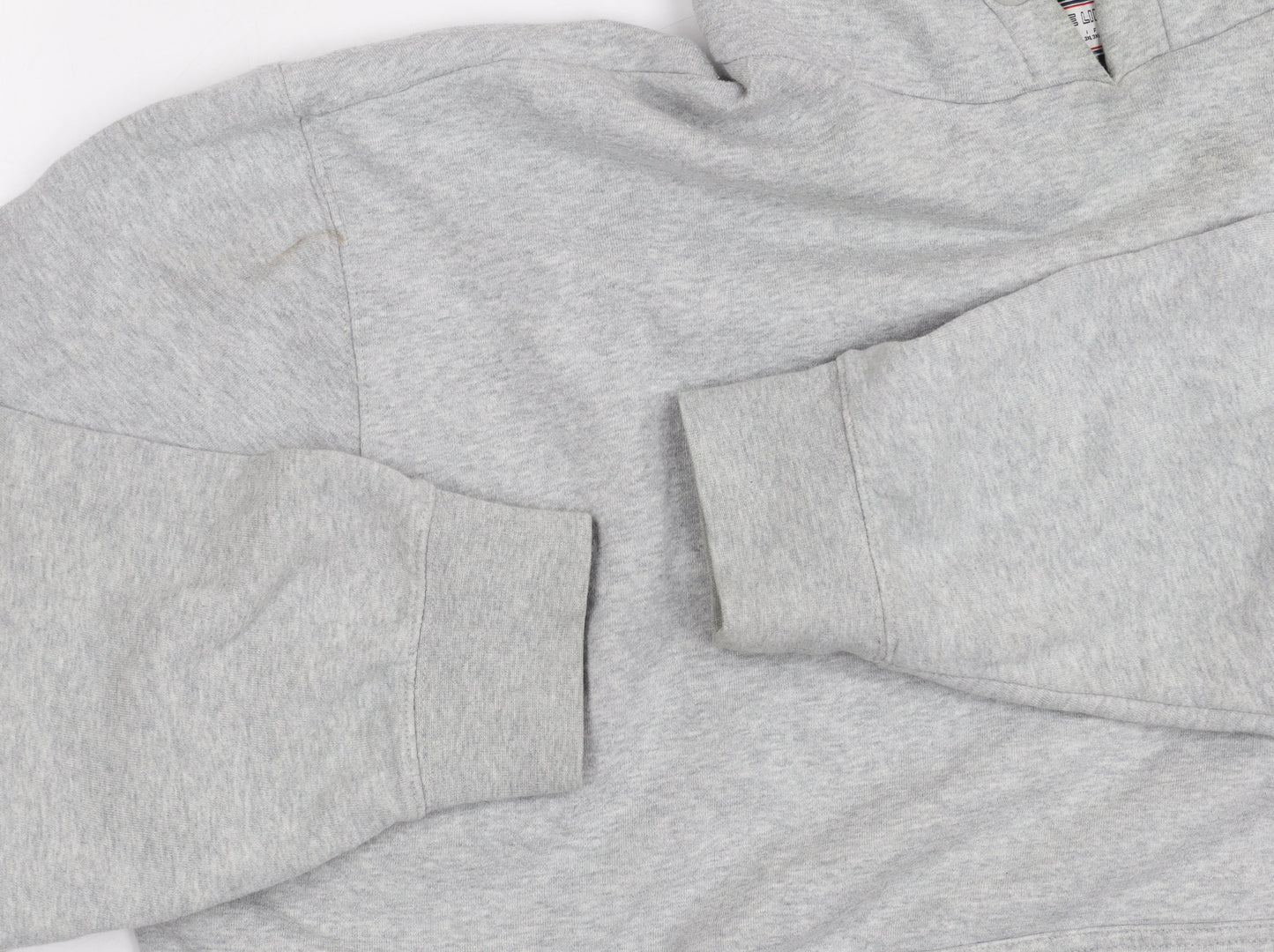 FILA Men's Grey Pullover Hoodie 3XL with Logo
