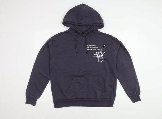 Disney Unisex Grey Dumbo Hoodie, Size 12, Pullover Style