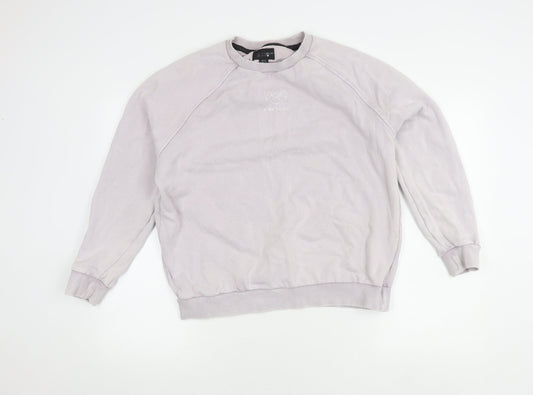 Pink Soda Sport Women's Grey Pullover Sweatshirt Size 10