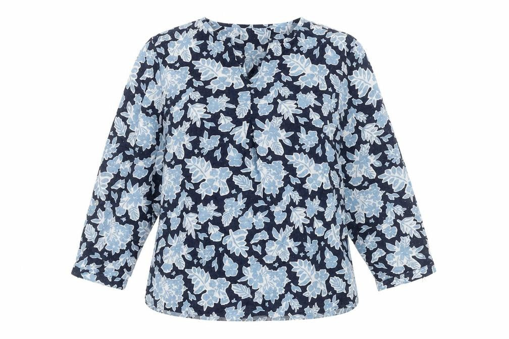 Womens UK Size 10 Mountain Warehouse Blue Cotton Blouse