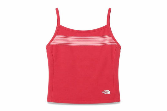 Womens UK Size M The North Face Red Polyester Blend Tank