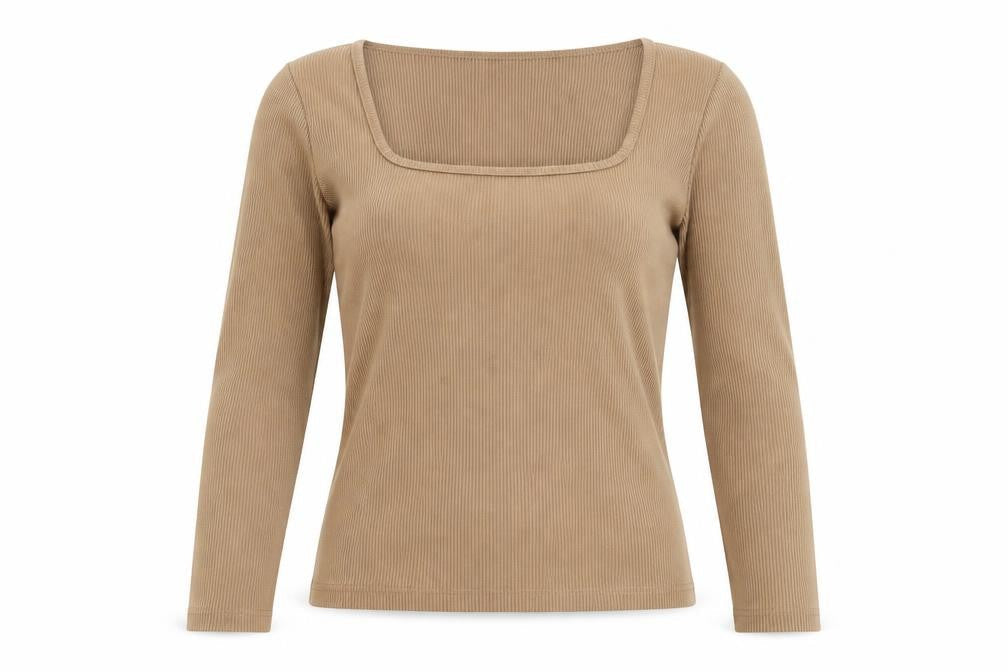 Womens UK Size L Hollister Beige  T-Shirt