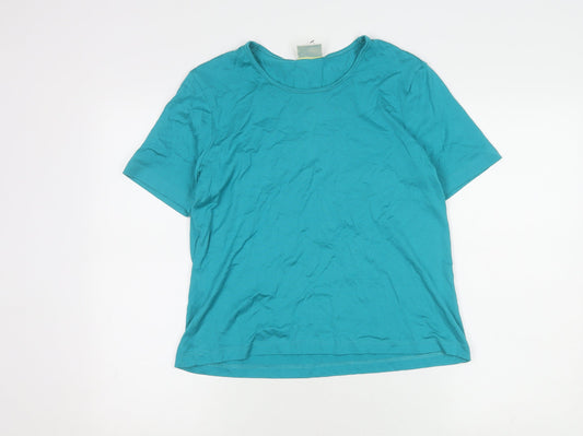 Eastex Women's Green T-Shirt Size 12/14 Casual