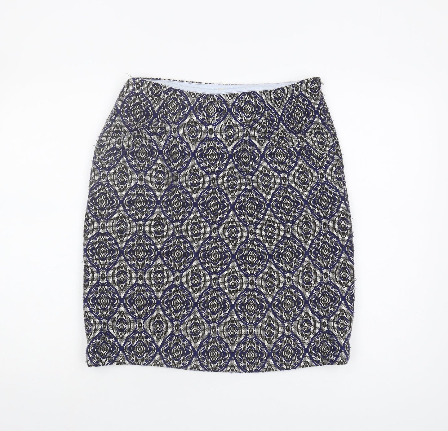 White Stuff Women's Multicoloured Pencil Skirt, Size 10
