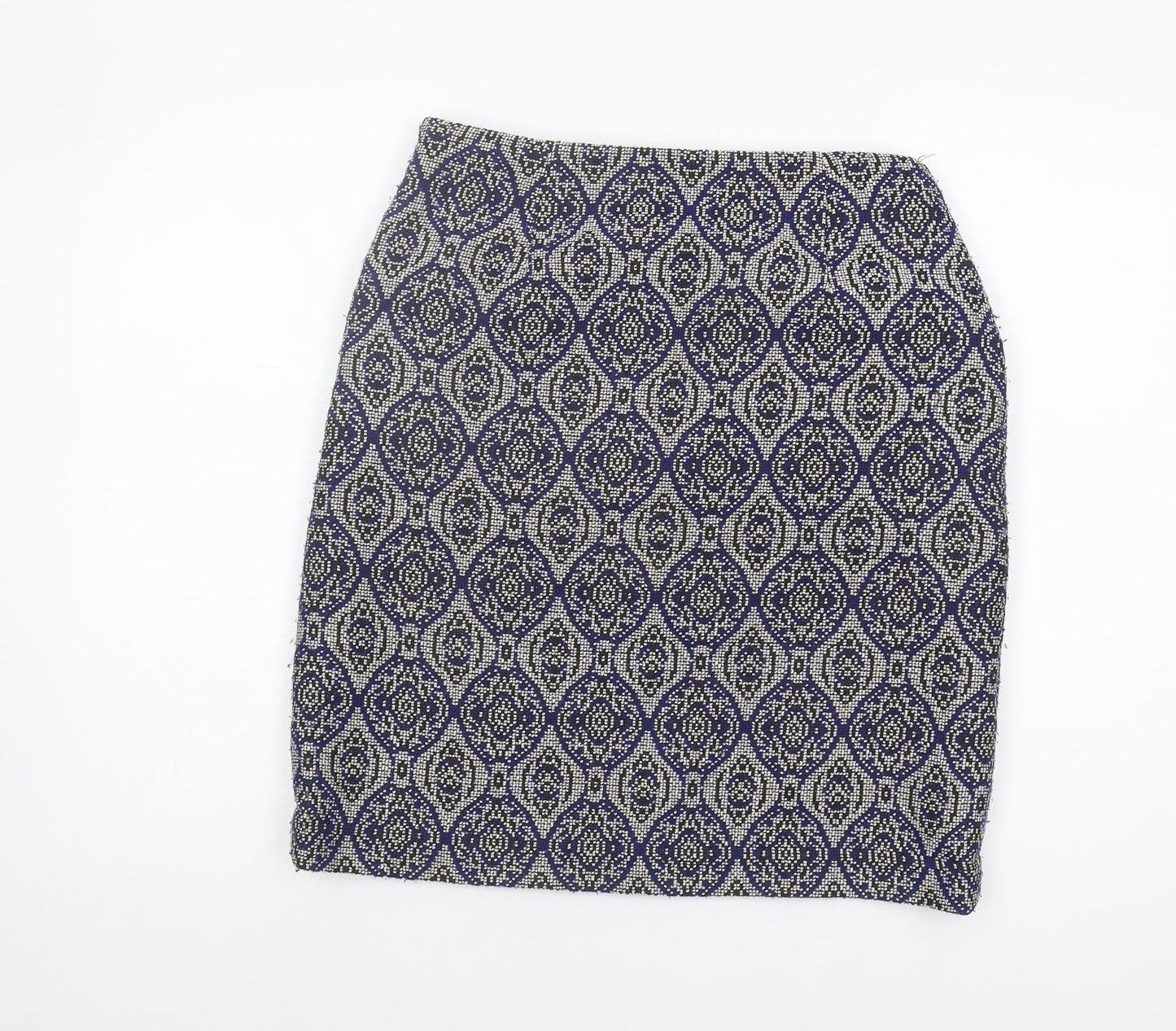White Stuff Women's Multicoloured Pencil Skirt, Size 10