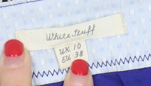 White Stuff Women's Multicoloured Pencil Skirt, Size 10
