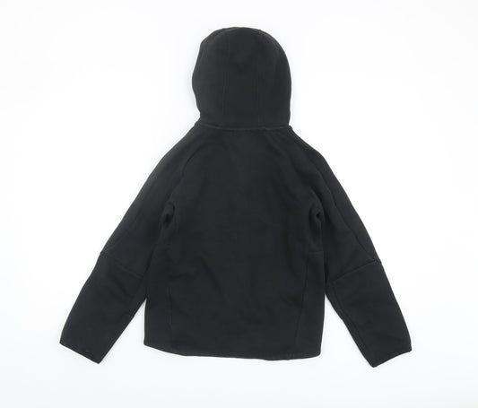 Puma Boys Black Full Zip Hoodie 11-12 Years Hooded Logo