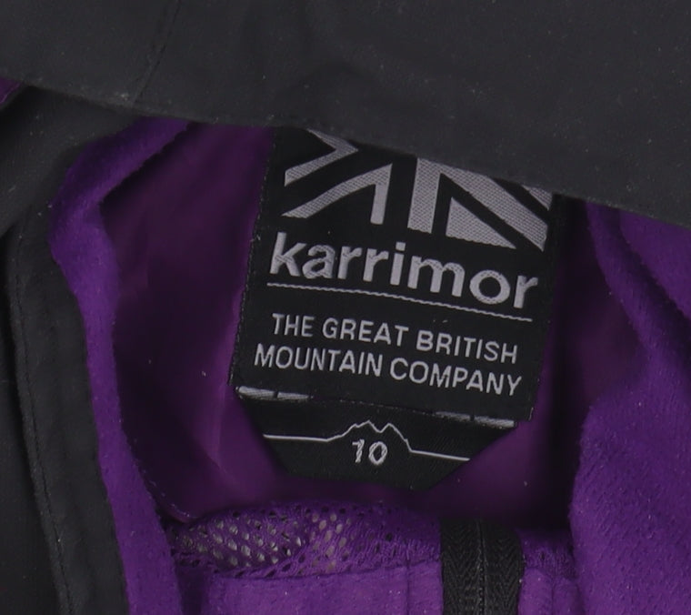 Karrimor Women's Black Hooded Jacket Size 10